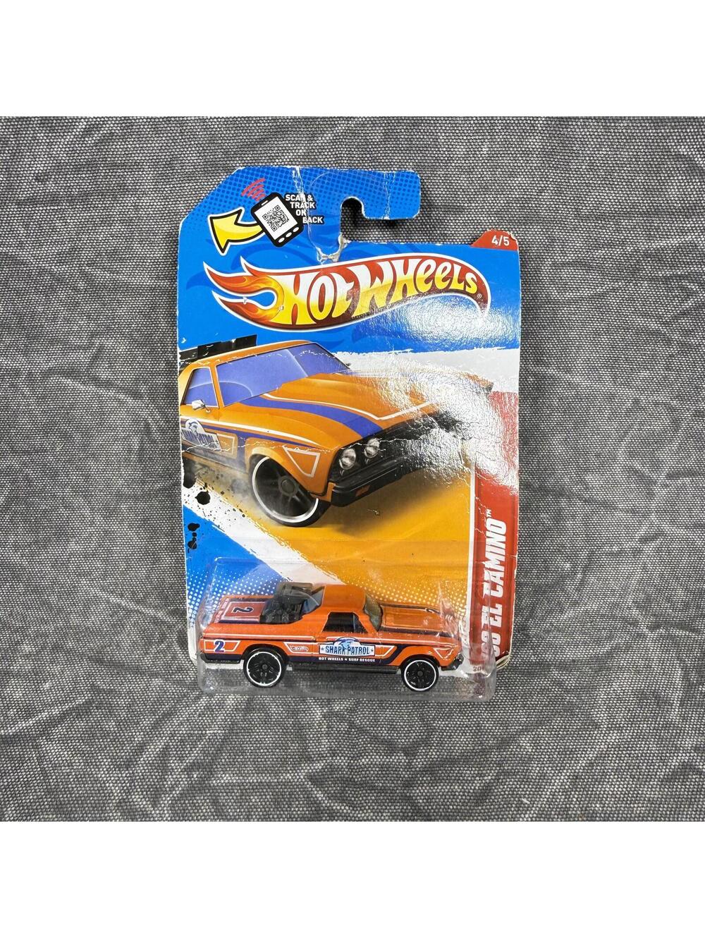 Hot Wheels Toy Car Orange 68 El Camino